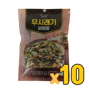 우리들녘 바로쿡 COOK 무농약 건나물키트 무씨레기 나물밥 건조 씨래기 비빔밥 30gx10봉